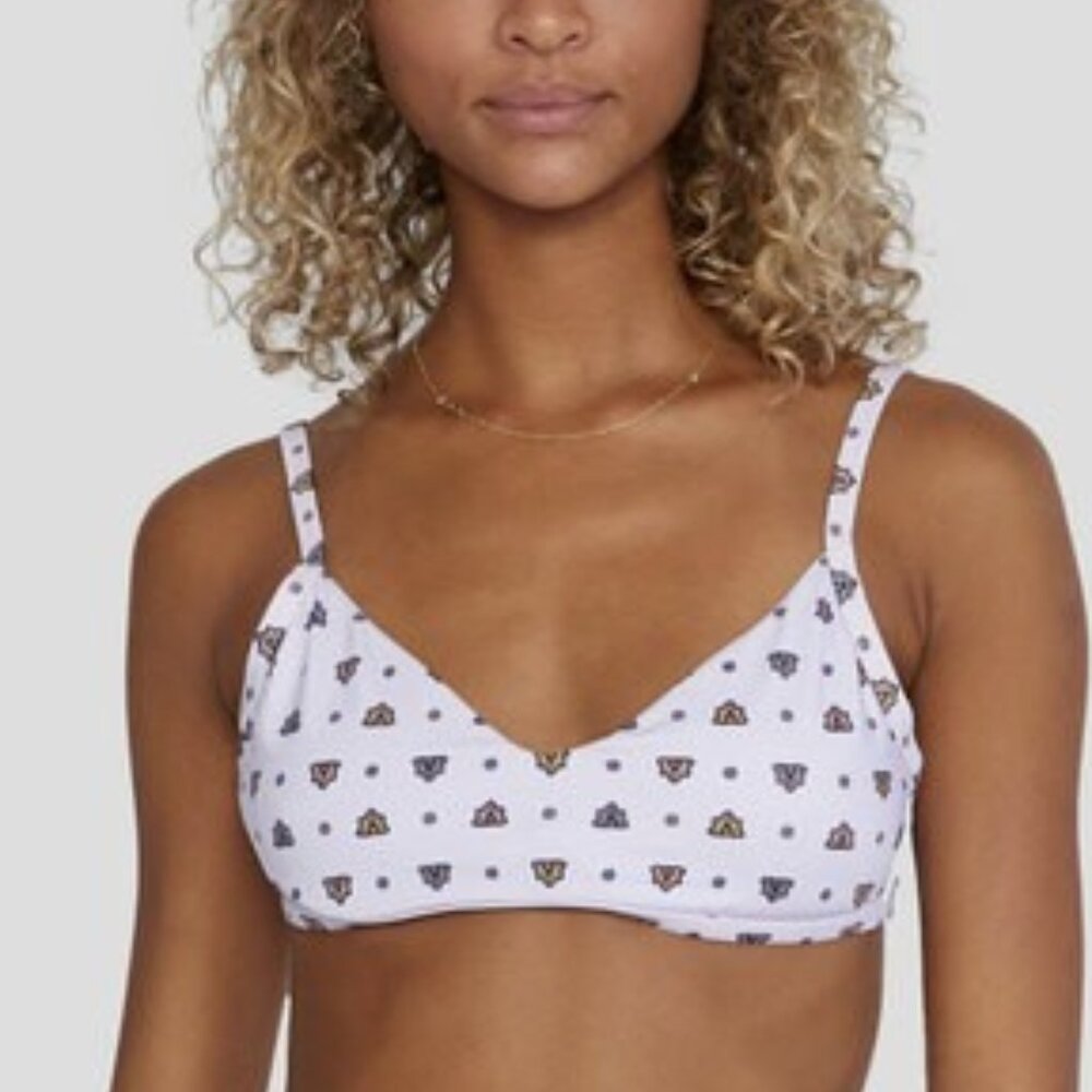 RVCA Foulard Underwire Bikini Top Lavender